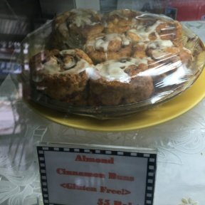 Gluten-free almond cinnamon buns from Butter is Better Bakery